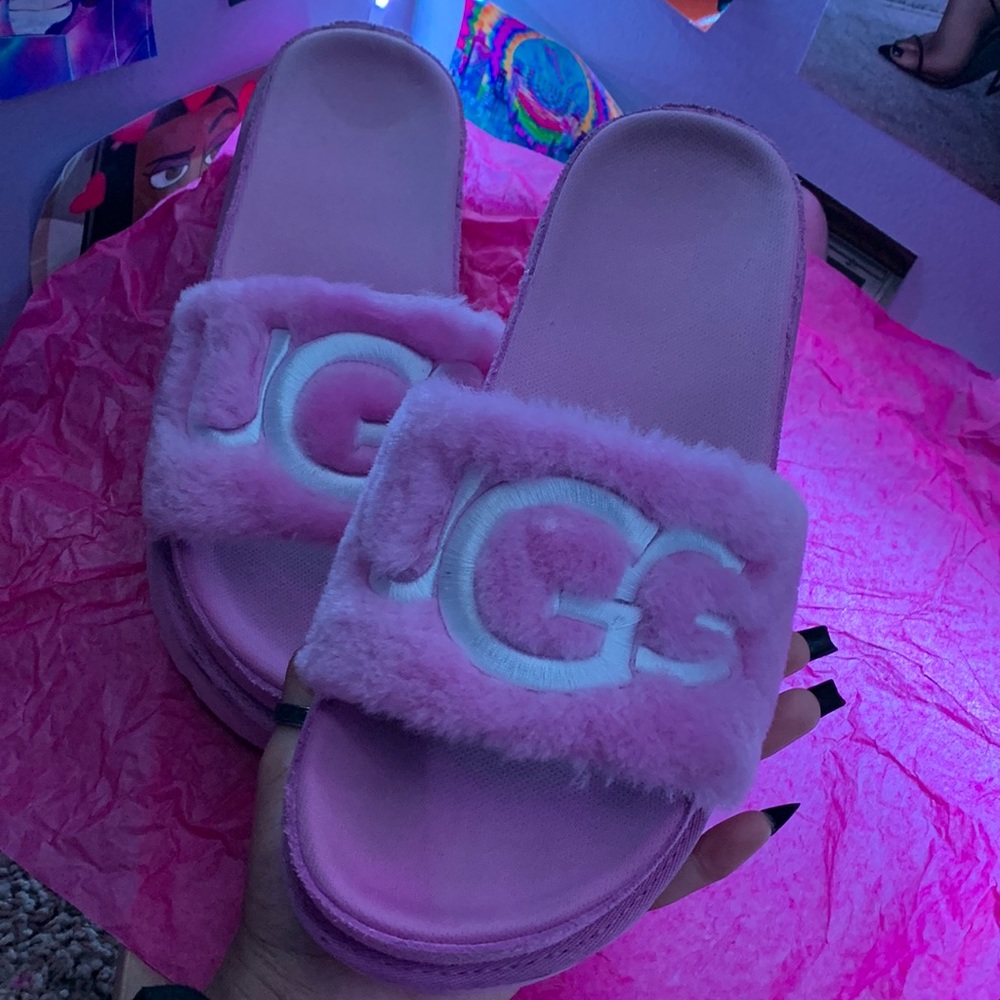 Pink UGG slippers!